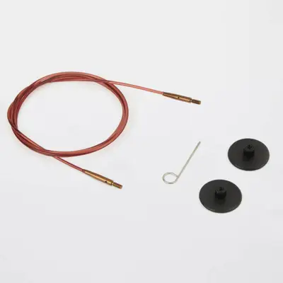 KnitPro Wire Marrón (40-150 cm)