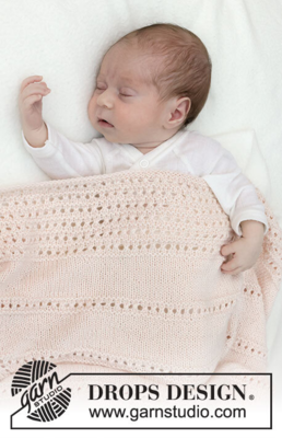 46-12 Dream Sand Blanket by DROPS Design