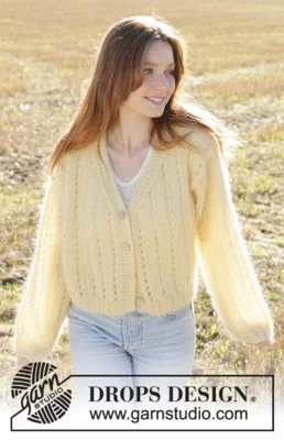 249-6 Sunshine Trail Cardigan by DROPS Design