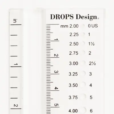 DROPS Medidor de agujas (2.00-12.00mm)