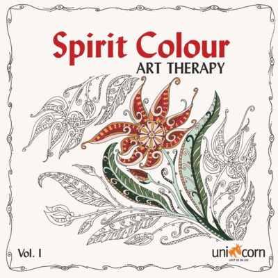 Forlaget Unicorn Spirit Colour Art Therapy Vol. 1