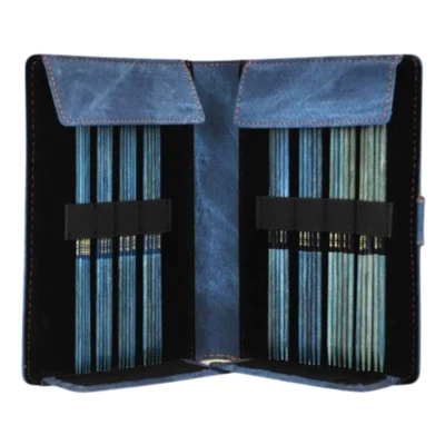 LYKKE Set de Agujas de Doble Punta Indigo, Azul Celeste, 15 cm (2.00-3.75 mm)
