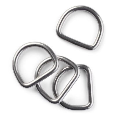 LindeHobby Anillas en D, 4x25 mm, 4 piezas