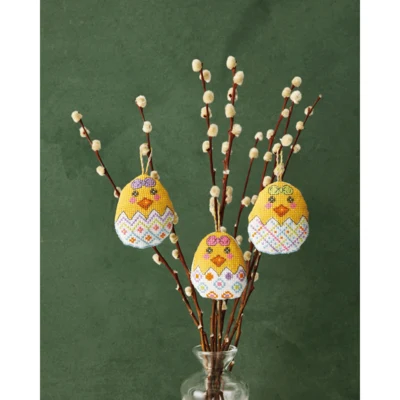 Huevos decorativos paquete de 3, 6 x 7 cm