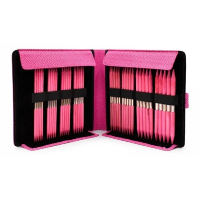 LYKKE Set de Agujas de Doble Punta Blush, Magenta, 15 cm (4.00–9.00 mm)