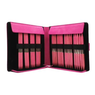 LYKKE Juego de Agujas de Doble Punta Blush, Fucsia, 15 cm (4.00-9.00 mm)
