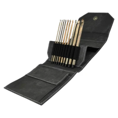 LYKKE Juego de Ganchillos Driftwood, Gris, 15 cm