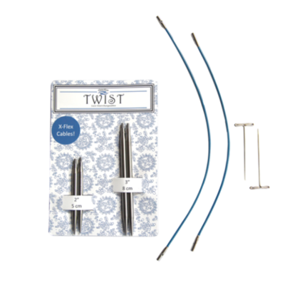ChiaoGoo Agujas Circulares Intercambiables TWIST Short Combo Set