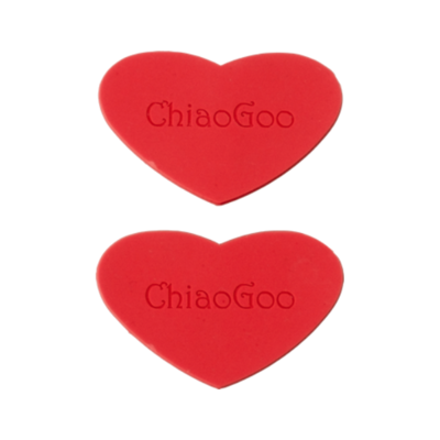 ChiaoGoo Empuñaduras de Goma Corazón, 2 uds