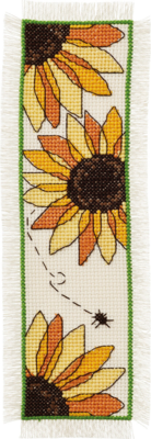 Kit de Bordado Girasoles 7 x 22 cm