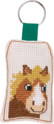 Kit de Bordado Llavero Caballo 5 x 7 cm