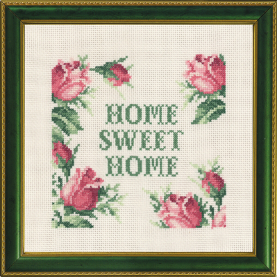 Kit de bordado Home sweet home 5420/01 20x20 cm