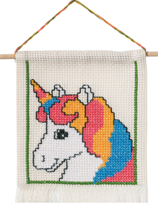 Kit de Bordado MFK Unicornio M 5119/18 16 x 18 cm