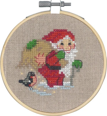 Kit de bordado saco de regalos duende m 5810/10 10Ø