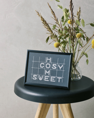 Kit de bordado Hogar dulce hogar 18x13 cm