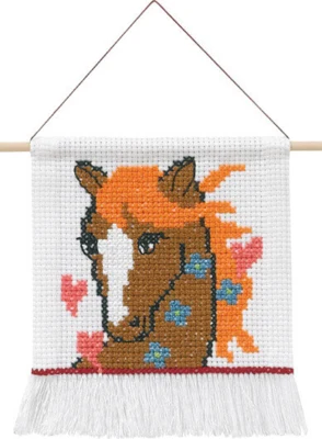 Kit de Bordado MFK Caballo 5119/18 16 x 18 cm