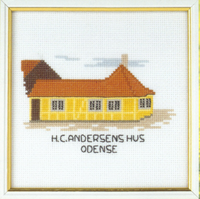Kit de bordado Casa de H.C. Andersen 15 x 15 cm