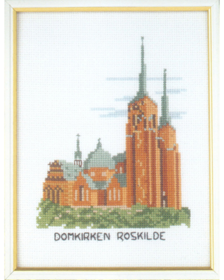 Kit de bordado Catedral de Roskilde 15 x 20 cm 5611