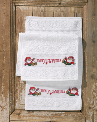 Kit de bordado Feliz Navidad 2 pk 7461/18 30 x 50 cm