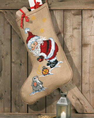 Kit de Bordado Duende y Conejo 60 x 84 cm