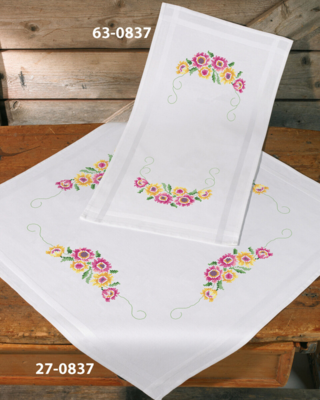 Kit de bordado Margarita Africana 40 x 80 cm