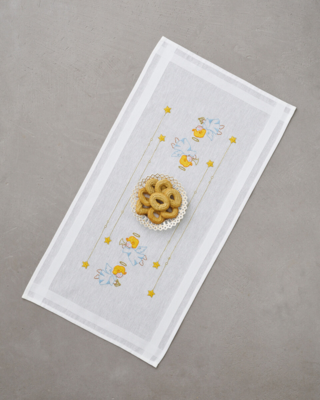 Kit de bordado Ángeles 40x80 cm