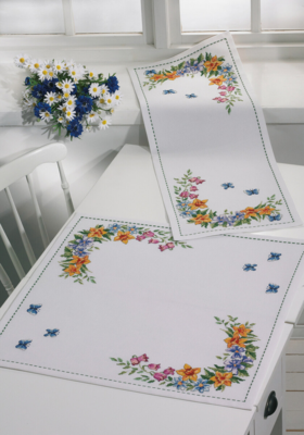 Kit de Bordado Primavera 34 x 89 cm