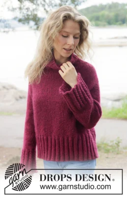 264-22 Cherry Hill Sweater by DROPS Design