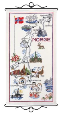 Kit de Bordado Noruega 29 x 56 cm B5123/30