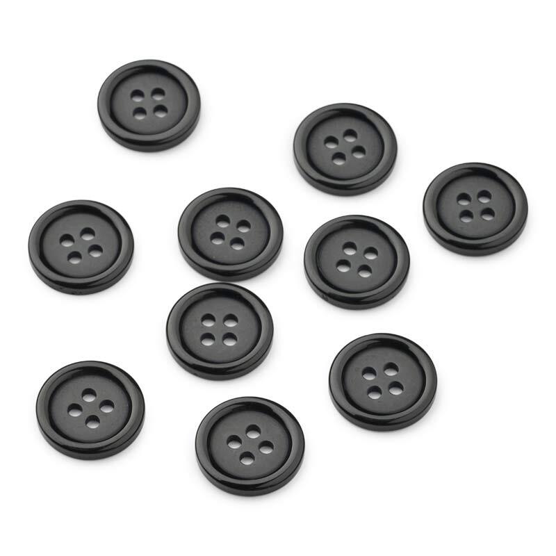 HobbyArts Botones Negros, 18 mm - Compra barato aquí